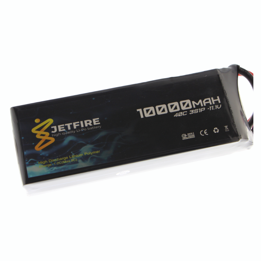 11.1V 10000mAh 40C Lipo Batarya 3S JetFire Pil