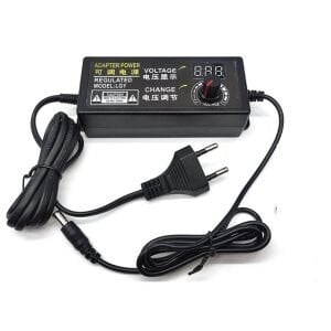 3-24v 5A Ayarlı Dc Adaptör Dijital Göstergeli