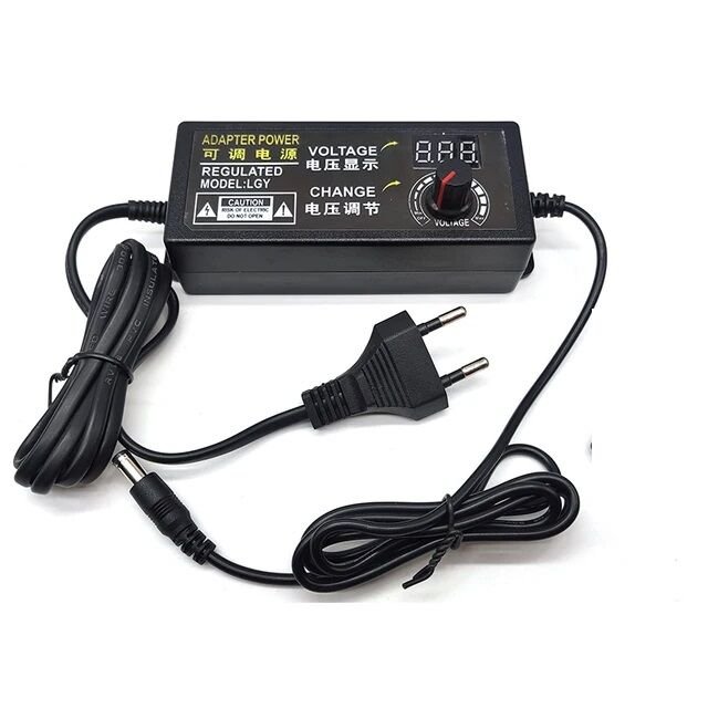 3-24v 5A Ayarlı Dc Adaptör Dijital Göstergeli