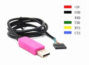 PL2303HXD 6 Pin USB-TTL Seri Dönüştürücü Kablo