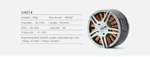 SunnySky V4014 400kv Fırçasız Drone Motoru