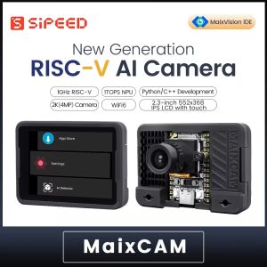 Sipeed MaixCAM SG2002 RISC-V AI Kamera Kiti Ekran Ses WIFI6 Linux Kartı