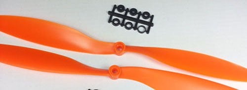 5030 Drone Pervanesi -  Plastik Turuncu renk cw - ccw