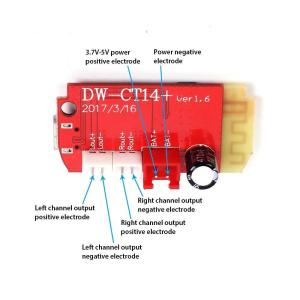 Şarj Edilebilir Bluetooth Amfi Devresi 2*5W