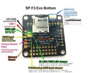 SP Racing F3 Evo  Uçuş Kontrol  Kartı