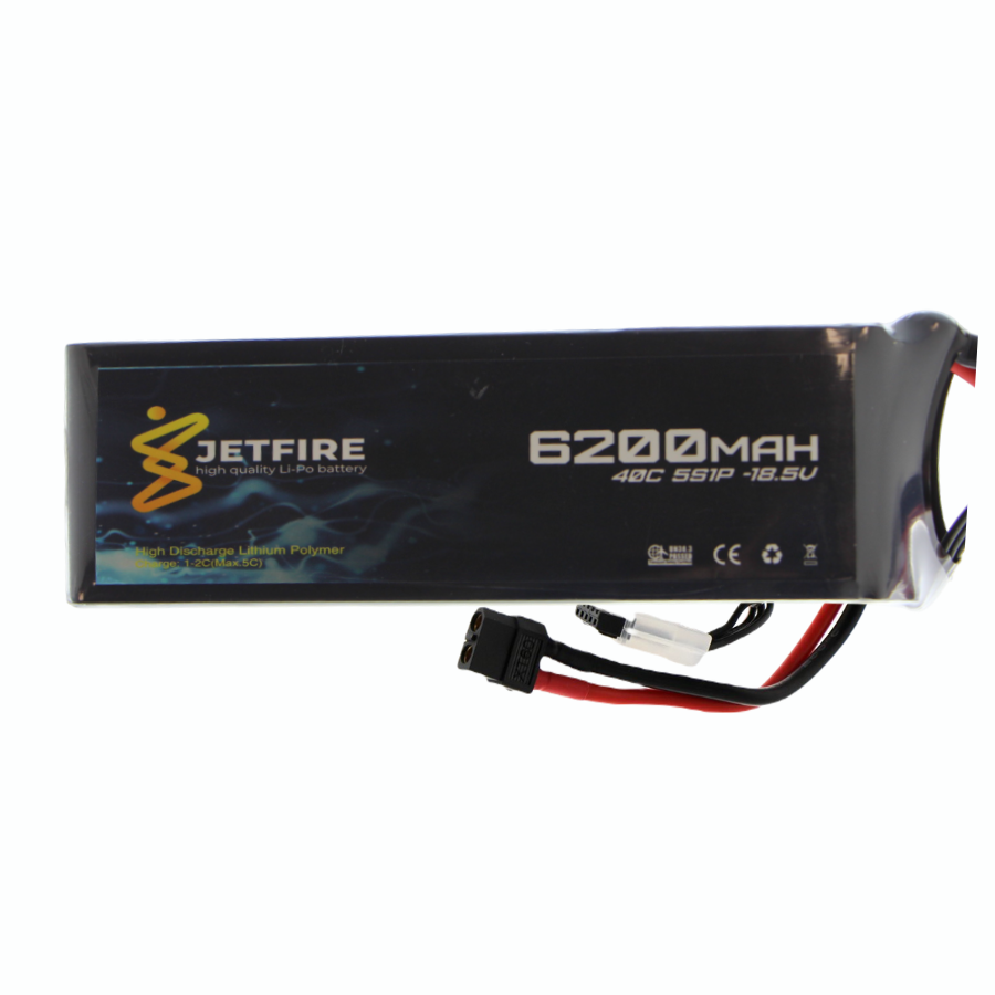 5s 6200mah 40C Lipo Batarya 18.5V Jetfire Pil