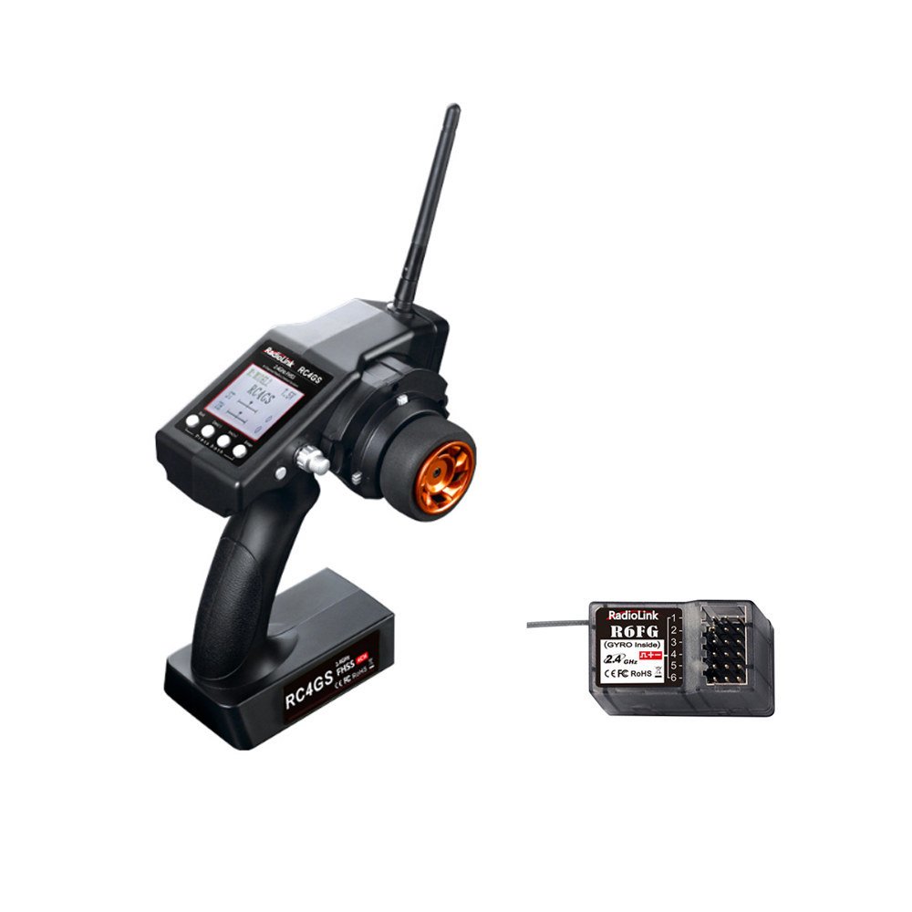 Radiolink RC4GS 2.4Ghz 4 Kanal Kumanda   R6FG Alıcı Dahil