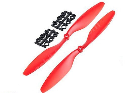 1045 Pervane Plastik Kırmızı - cw -ccw