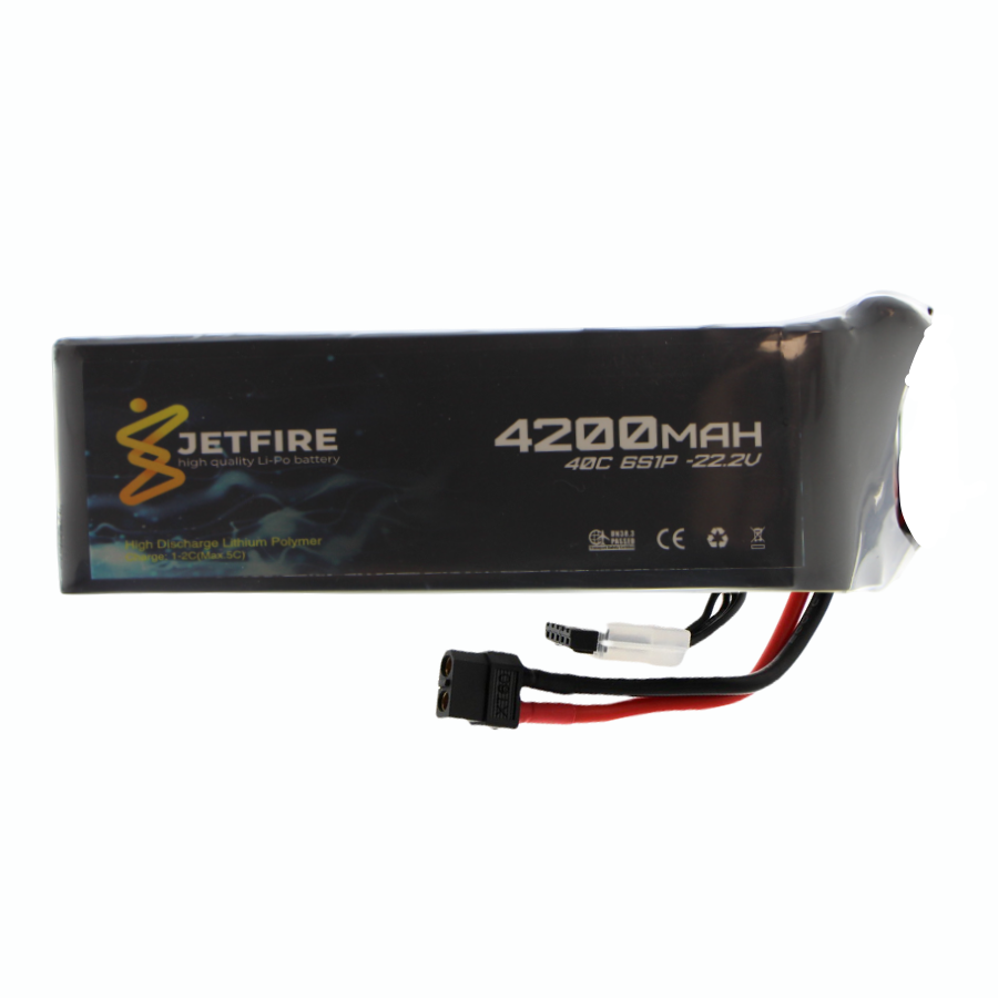 22.2 4200mAh 40C Lipo Batarya 6S  Jetfire Pil