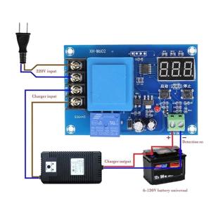 XH-M602 3,7-120V Lityum Pil   Akü Şarj Kontrol Devresi
