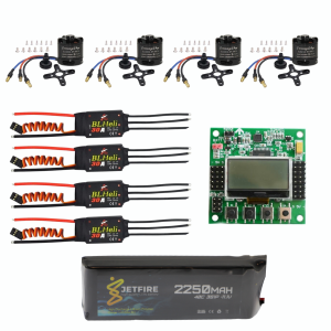 SunnySky F450 Drone Seti Combo Paket 6 kanal FlySky kumanda ve KK2. 15 Uçuş Kartlı 3s 3400 mAh 40c Lipo Pil JETFİRE