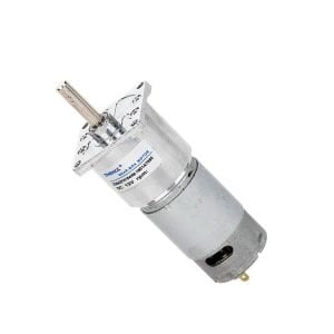 12V 50 Rpm 42mm Redüktörlü Flanşlı Uzun Dc Motor