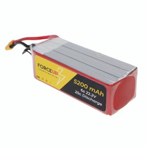 FORCEUP 22.2V Lipo Pil Batarya 5200mAh 25C
