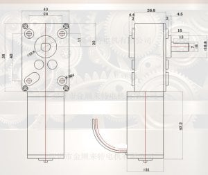 12v  20 Rpm L Redüktörlü  Dc Motor