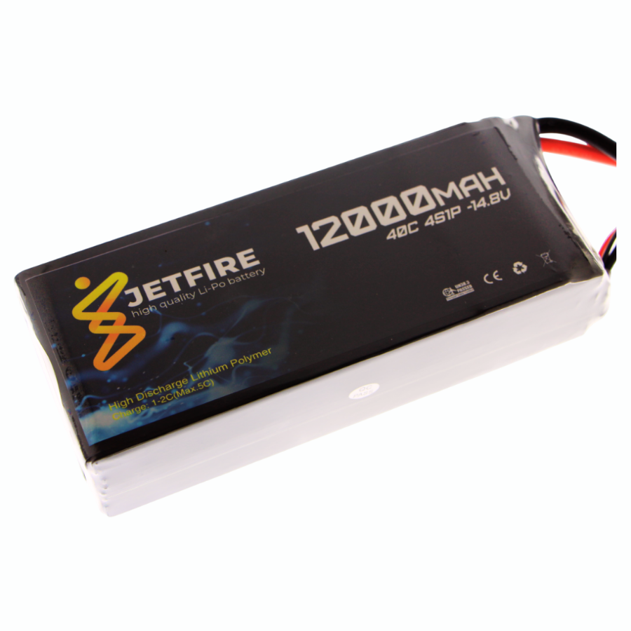14.8V 12000mAh 40C Lipo Batarya 4S JetFire Pil