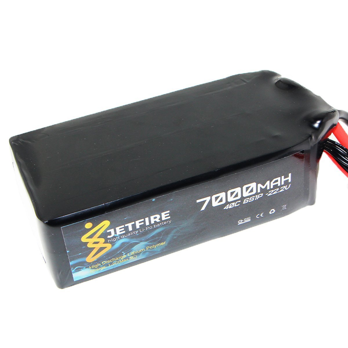 22.2V 7000mAh 40C Lipo Batarya 6S JetFire Pil