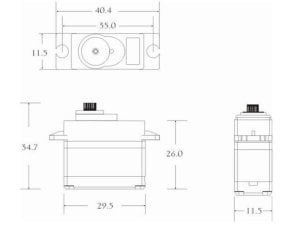 Power HD Mini Servo HD-1711MG