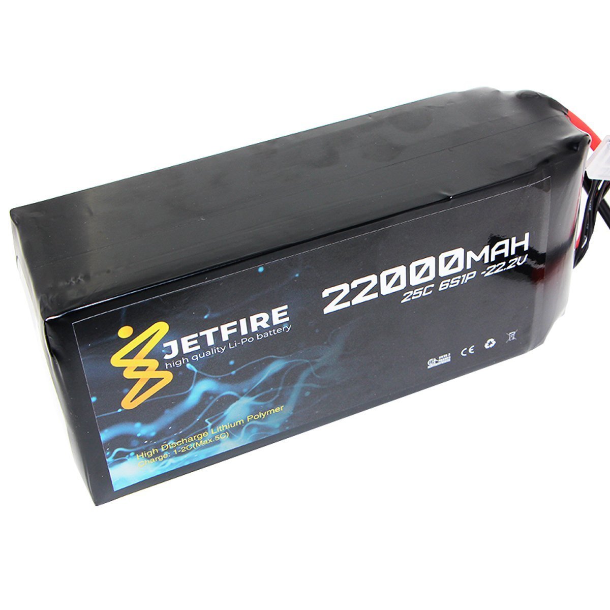 22.2V 22000mAh 40C Lipo Batarya 6S JetFire Pil