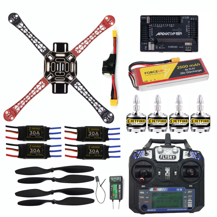 JETFİRE F450  Quadcopter APM 2.8 Drone Seti