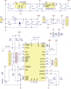 A4988 Voltaj Regülatörlü Step Motor Sürücü Devresi