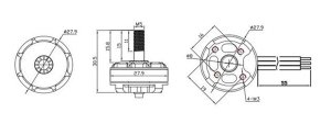 EMAX RS2205s  2300kv  Fırçasız Motor