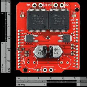 Monster Moto Shield  , Arduino Motor Sürücü KLON ÜRÜNDÜR