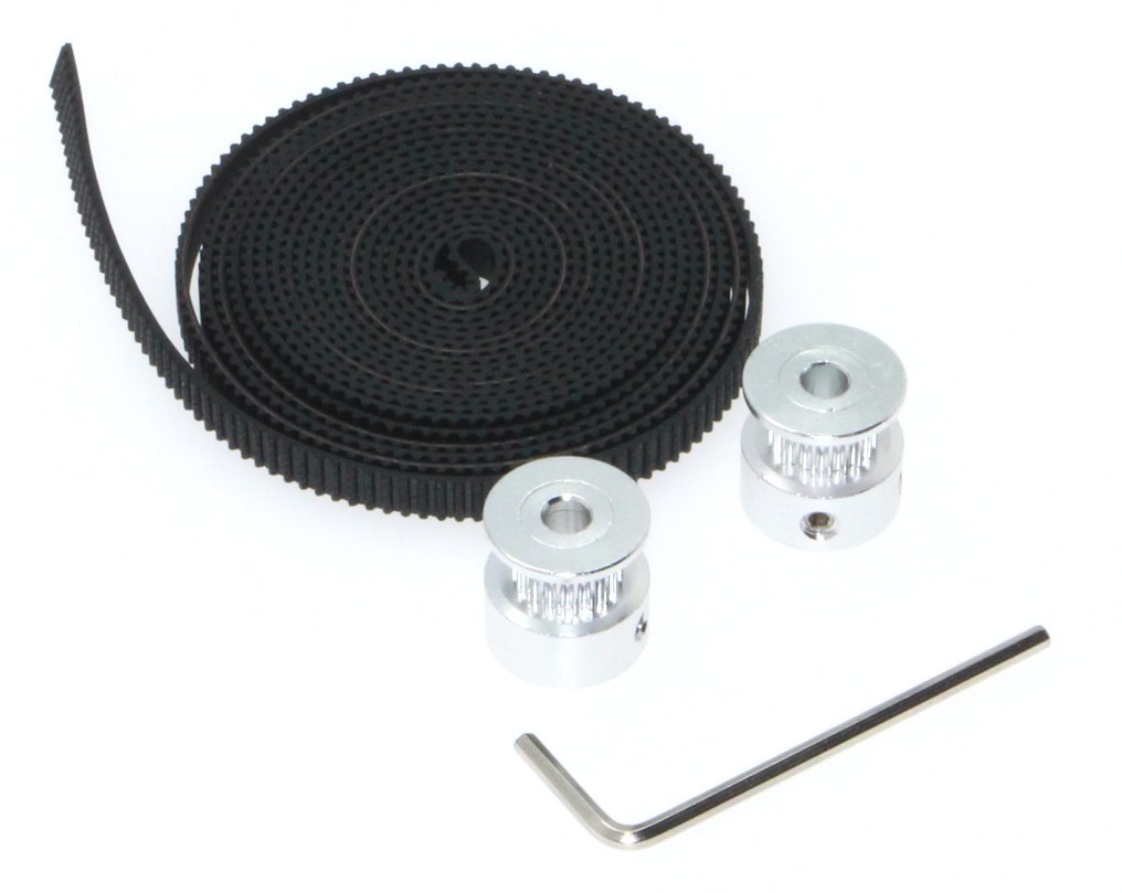 3d Yazıcı Kayış Kasnak Seti  1 metre Gt2 6mm