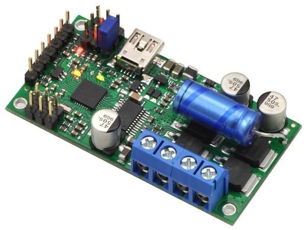 24V 23A Motor Kontrol Devresi | Usb Kontrollü Motor Sürücü  Pololu Simple High-Power Motor Controller 24v23 - PL-1383