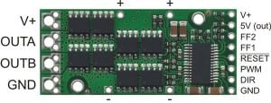 24V 20A Yüksek Güçlü Motor Sürücü Devresi - Pololu High-Power Motor Driver 24v20