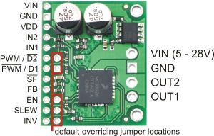 MC33926 Motor Sürücü Devresi - MC33926 Motor Driver Carrier