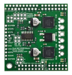 MC33926 Arduino Uyumlu Çift Motor Sürücü Devresi - Dual MC33926 Motor Driver Shield for Arduino - PL-2503