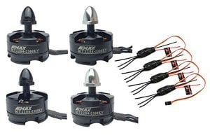 Emax Mt2204 2300kv Fırçasız Motor ve esc12a simonk Seti  - 4 Adet Motor - 4 adet esc 12a simonk