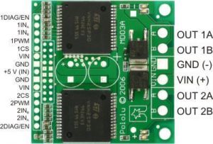 VNH3SP30 30A Çift Motor Sürücü Devresi