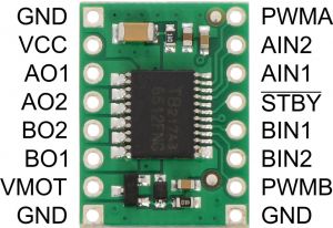 TB6612FNG Çift Motor Sürücü Devresi