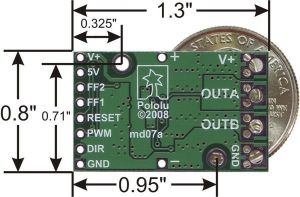 18V 15A Yüksek Güçlü Motor Sürücü Devresi