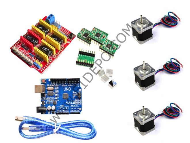 Arduino Uno Cnc Gelişmiş Set - Uno Cnc Kİt