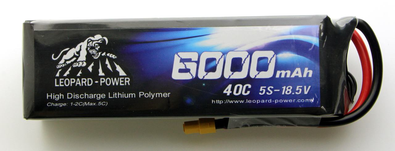 5s 6000mah 40C Lipo Batarya 18.5V Pil