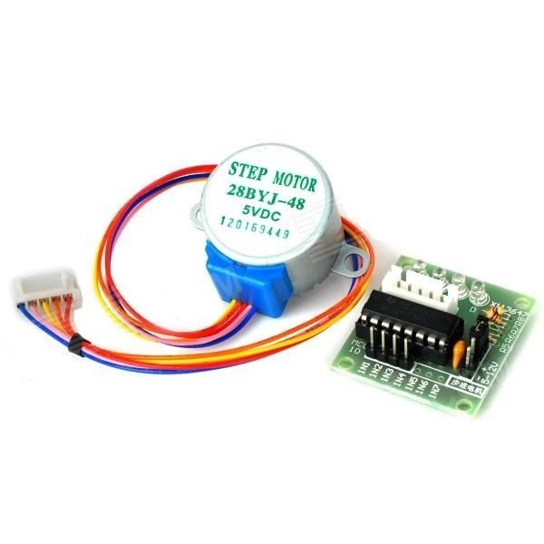 ULN2003 Step Motor Sürücü Devresi ve 28 BYJ-48 Redüktörlü Step Motor