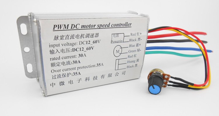 12V - 60V  30A Tek Yönlü Motor Hız Kontrol Devresi