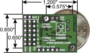 Maestro 6 Kanal USB Servo Motor Kontrol Devresi