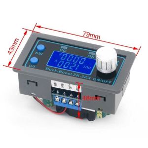ZK-5KX 0.6-36V 5A Ekranlı Voltaj Düşürücü - Yükseltici Modül