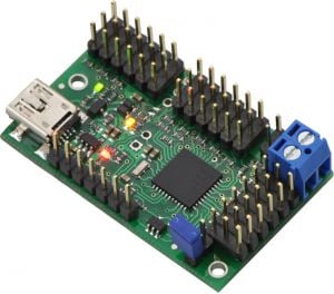 18 Kanal USB Servo Motor Kontrol Devresi - Mini Maestro 18-Channel USB Servo Controller (Assembled)