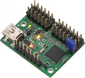 18 Kanal USB Servo Motor Kontrol Devresi - Mini Maestro 18-Channel USB Servo Controller (Assembled)