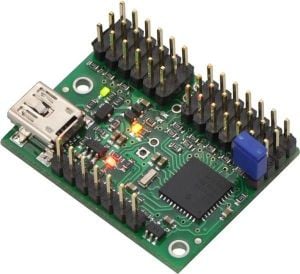 12 Kanal USB Servo Motor Kontrol Devresi - 12-Channel USB Servo Controller