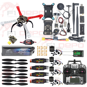 F450 Drone Kiti Pixhawk Full Set 10 kanal kumandalı