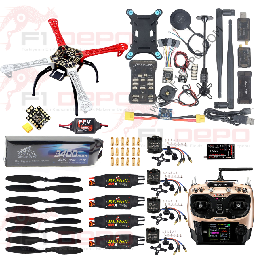 Pixhawk Drone Kiti SunnySky F450 Full Paket