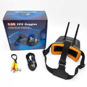 5.8 Ghz FPV Drone Gözlük ve Kamerası
