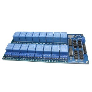 16 lı 12V Röle Devresi  16 kanal  - 16 Way Relay Board