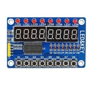 Tm1638 Arduino 7 segment  8-Bit Dijital için Tuş Ekran