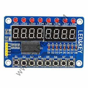 Tm1638 Arduino 7 segment  8-Bit Dijital için Tuş Ekran